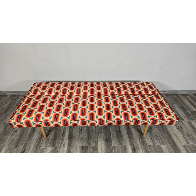 Textile Czechoslovakian Sofa by Miroslav Navratil For Sale - Image 7 of 14