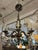 Traditional Chapman Six Light Chandelier + Black Shades For Sale - Image 3 of 12