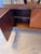 1960s Large Vintage Italian Walnut Sideboard with Pencil Reed and Curved Waterfall Edges, 1960s For Sale - Image 5 of 12