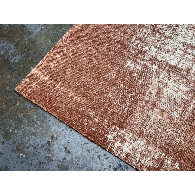 Contemporary 6ft × 8ft 11in West Elm Sonata Rug in Burnt Umber For Sale - Image 3 of 12
