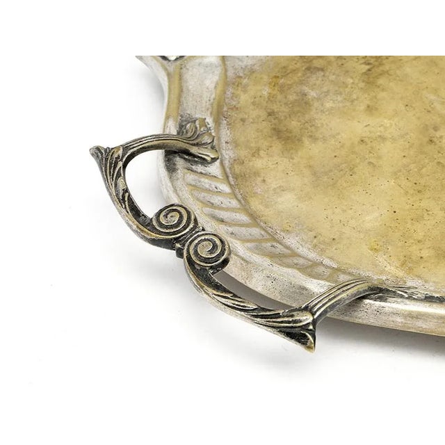 Art Nouveau Tray by Argentor, 1890s For Sale - Image 9 of 11