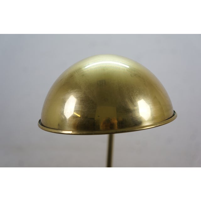 Brass Vintage Brass Adjustable Apothecary Library Pharmacy Reading Floor Lamp 56" For Sale - Image 8 of 15
