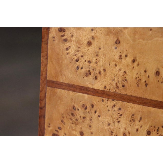 Art Deco Wardrobe in Burl Walnut, Italy, 1930s For Sale - Image 6 of 17