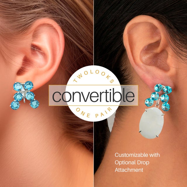 Not Yet Made - Made To Order Seattle Earrings Push Back- 2 Pieces For Sale - Image 5 of 7