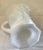 Glass Vintage Milk Glass Pitcher With Grape Motif For Sale - Image 7 of 8