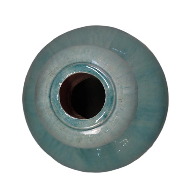 2010s Turquoise Gourd Vase For Sale - Image 5 of 7