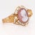 Antique Victorian 18k Gold, Seed Pearl, & Agate Cameo Bracelet For Sale - Image 14 of 14