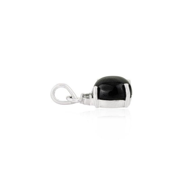 Not Yet Made - Made To Order 5.71 Ct Single Stone Black Star & Zircon Classic Drop Pendant For Sale - Image 5 of 12