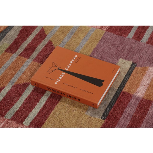 Contemporary Scandinavian Style Geometric Wool Rug, by Rug & Kilim, India For Sale - Image 9 of 10