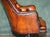 Vintage Tufted Leather Chesterfield Captain's Desk Chair For Sale - Image 12 of 18