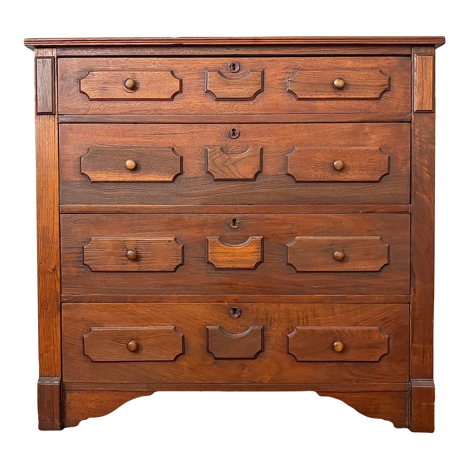1800's Eastlake Victorian Entryway Chest of Drawers Chairish