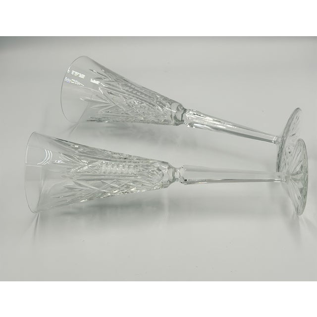 Transparent Waterford Crystal 12 Days of Christmas #1 Partridge in a Pear Tree Champagne 2pc For Sale - Image 8 of 10