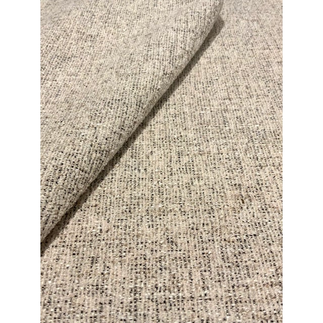 Abstract Pollack Fabrics Basic Instinct Snow Owl Off-White Woven Designer Fabric - 14.5 Yards For Sale - Image 3 of 4