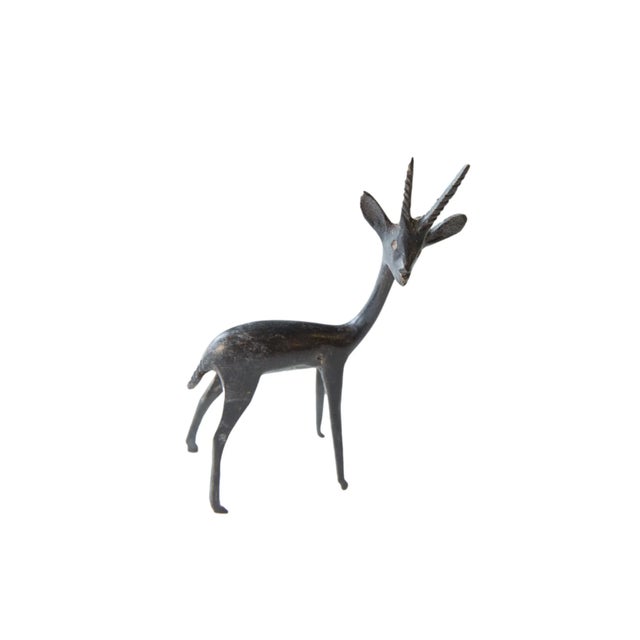 Vintage Right Facing African Gazelle For Sale - Image 9 of 9