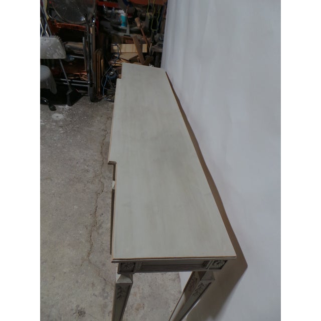 Swedish Gustavian Style Console Table For Sale - Image 10 of 14