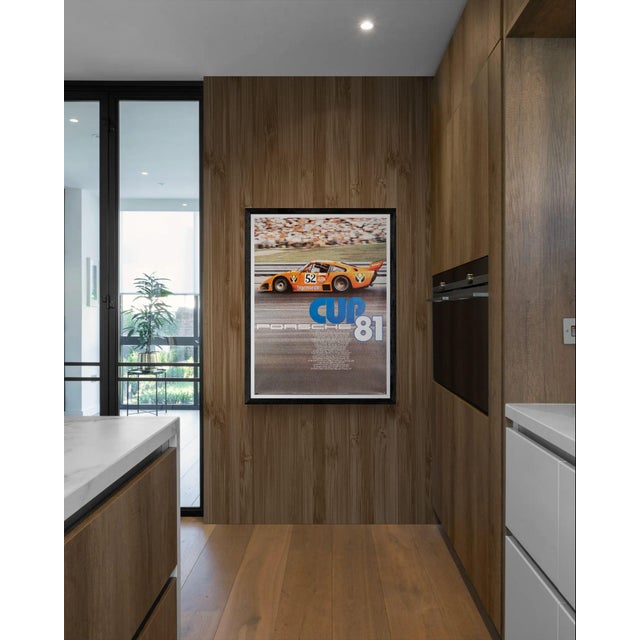 Porsche Cup 1981 – Original Vintage Porsche Poster by Erich Strenger – Motorsport Racing Wall Art – 102x76 cm The Piece...