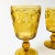 Mid 20th Century Vintage Amber Goblets - Set of 2 For Sale - Image 5 of 5