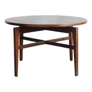 Jens Risom Lazy Susan Card Table