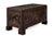 36" Vintage Antique Chinese Carved Camphor Chest Featuring Guan Yin For Sale - Image 4 of 18