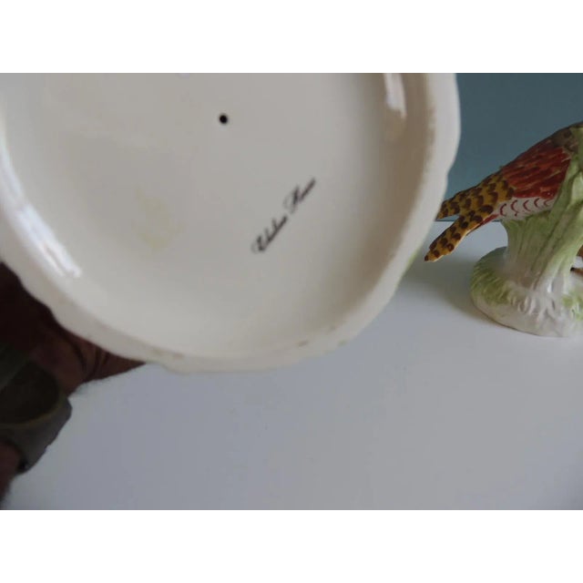 Orange and Green Chelsea House Inc Ceramic Birds - Set of 2 For Sale - Image 4 of 10