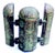 Bronze Vintage Mid-Century Tibetan Folding Buddhist Triptych Shrine Altar Cast Bronze-Verdigris For Sale - Image 8 of 10