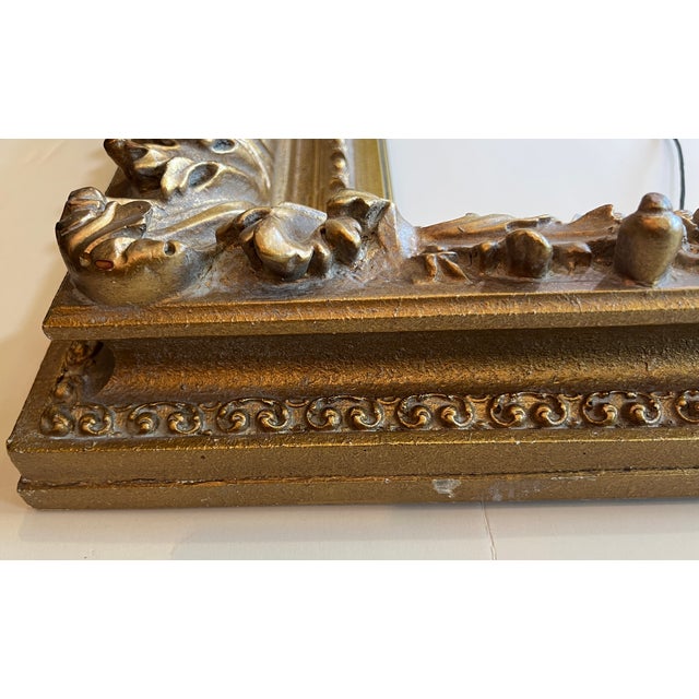 Vintage Rococo Baroque Style Gold Ornate Frame For Sale - Image 11 of 15