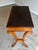 Wood Late 20th Century Baker Milling Road Neoclassical Single Drawer Writing Desk With C-Scroll Legs For Sale - Image 7 of 10