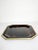 Brass and tortoiseshell resin serving tray, France, 1970s. An elegant octagonal serving tray made of tortoiseshell resin,...