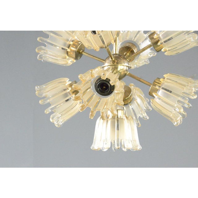 Mid-Century Chandelier by Leclaire & Schäfer, 1960s For Sale - Image 3 of 11
