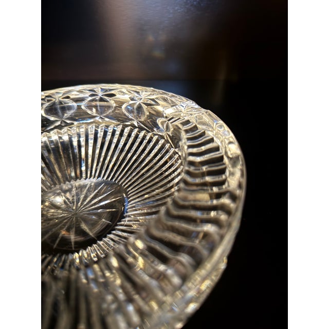 An enduring classic from Waterford, this vintage Lismore pattern crystal dish exemplifies heritage luxury through precise...