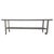 Vintage Style Metal Industrial Table on Wheels, circa 2000 For Sale