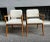 Set of Armchairs with Dark Wood Frame and White Bouclé Fabric, 2000s For Sale - Image 4 of 18
