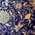 Mid-Century Modern Vintage Blue and Gold Mottahedah Planter For Sale - Image 3 of 3
