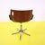 Wood Tecno Modus Swivel Chair in Bordeaux Plastic with Black Armrests For Sale - Image 7 of 13