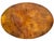 Brown 19th C Austrian / German Carved Column Biedermeier Oval Library Desk For Sale - Image 8 of 18
