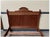 Brown Antique Art Nouveau Ornate Bed with Inlays, 1900 For Sale - Image 8 of 11