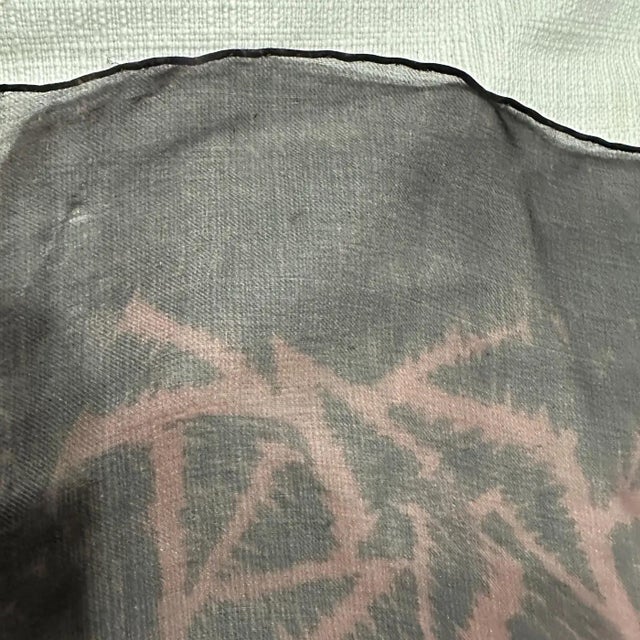 Valentino A Vintage 1980s Silk Scarf by Valentino For Sale - Image 4 of 11