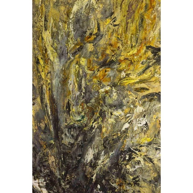 Contemporary Claudio Palmieri, Cartoccio Viola, Oil on Canvas, 1985 For Sale - Image 3 of 5