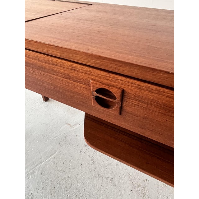 Mid-Century Scandinavian Dressing Table with Mirror by Arne Wahl-Iversen for Ikea, 1960s For Sale - Image 9 of 13