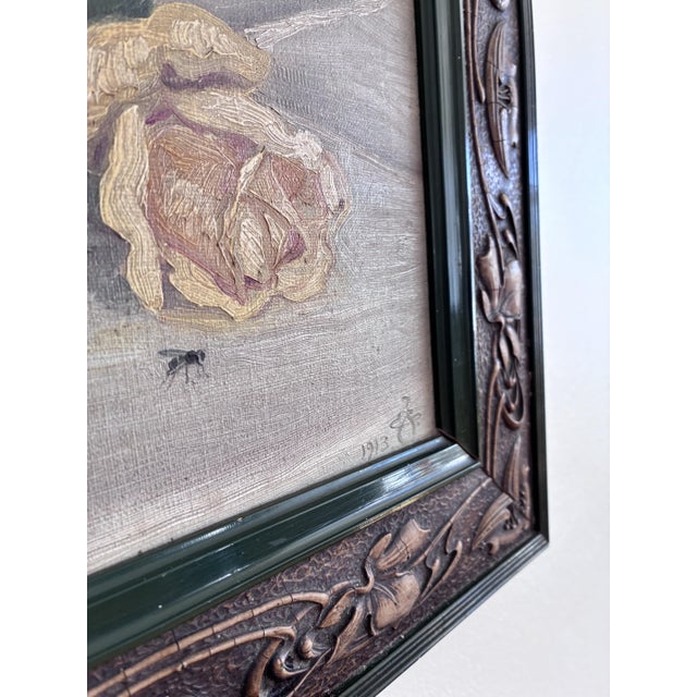 Still Life Composition, 1913, Oil Painting on Canvas, Framed For Sale - Image 5 of 17