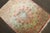 Mid 20th Century Vintage Zabihi Collection Botanical Silk Persian Qum Mini Rug - 2' x 2'7" For Sale - Image 5 of 9