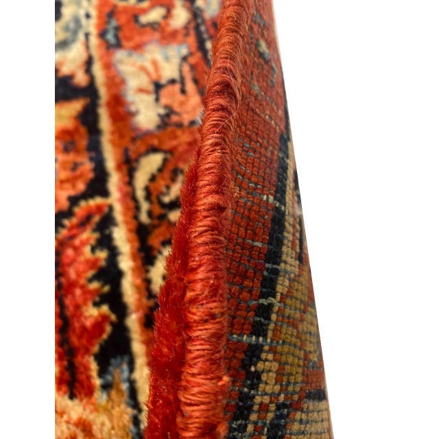 Pasargad DC Hand Knotted Antique Sarouk Rug For Sale In Washington DC - Image 6 of 8