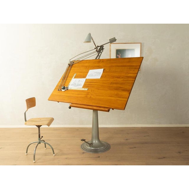 1950s Drawing Table, Domkraft AB Nike Eskilstuna Very high-quality craftsmanshipPremium materialsMade in Sweden,...