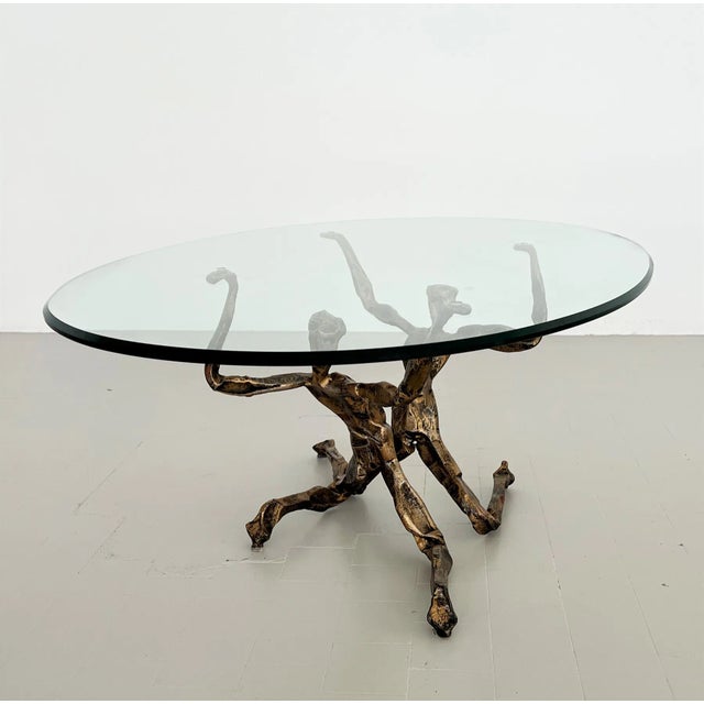Brutalist Trinidad Coffee Table in Bronze by Salvino Marsura, 1960 For Sale - Image 12 of 13