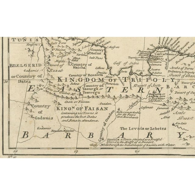 Mediterranean and Barbary Coast by Bowen, 1747 For Sale - Image 4 of 10