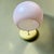 Mid-Century Modern Portuguese Pink Glass Table Lamp or Wall Sconce, 1960s For Sale - Image 6 of 13
