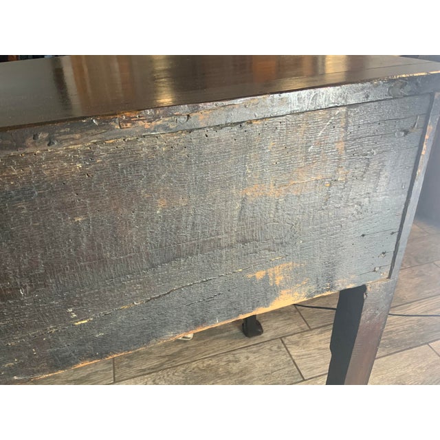 Chocolate 18th Century Dresser Base For Sale - Image 8 of 17