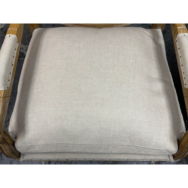 Beige The Alley Exchange Wembley Armchairs, Pair For Sale - Image 8 of 12