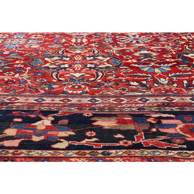 Late 19th Century Late 19th Century Persian Mahal Rug, 14'01 X 19'08 For Sale - Image 5 of 10