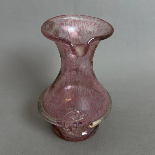Murano Glass Jug with Pink Hollow Effect and Vintage Lion by V. Nason, 1960s For Sale - Image 6 of 11